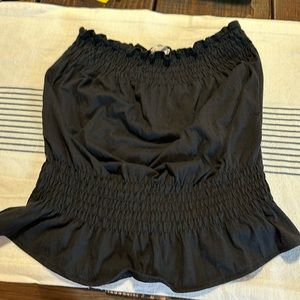 Old Navy size large black strapless tank GUC